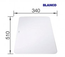 MEDIDAS TABLA CORTE CRISTAL BLANCO